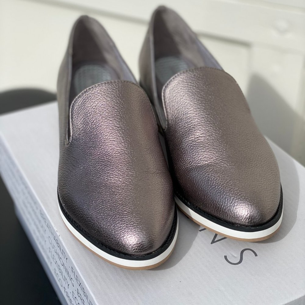 Silver Leather Loafer (Never worn)